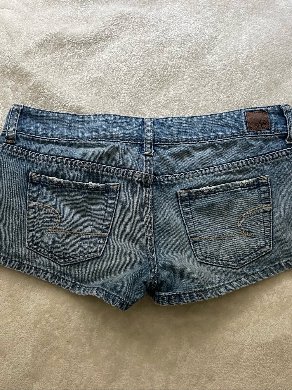 2000s American Eagle low rise micro mini shorts
